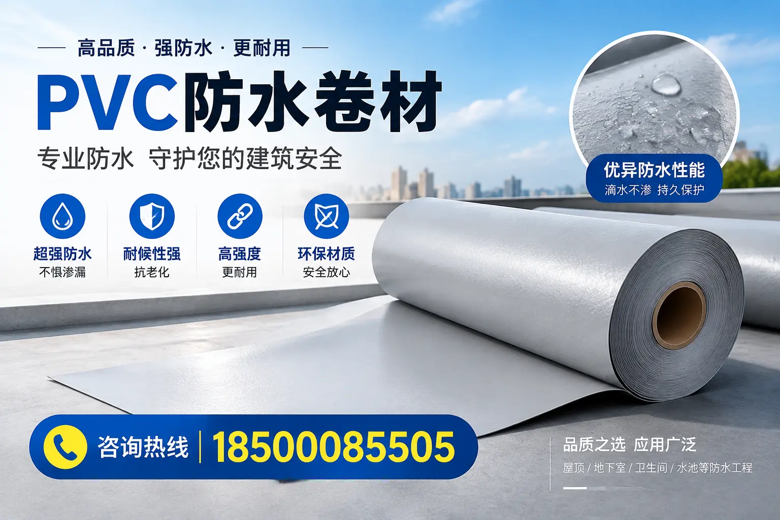 自贡地区pvc防水卷材的市场现状与发展趋势