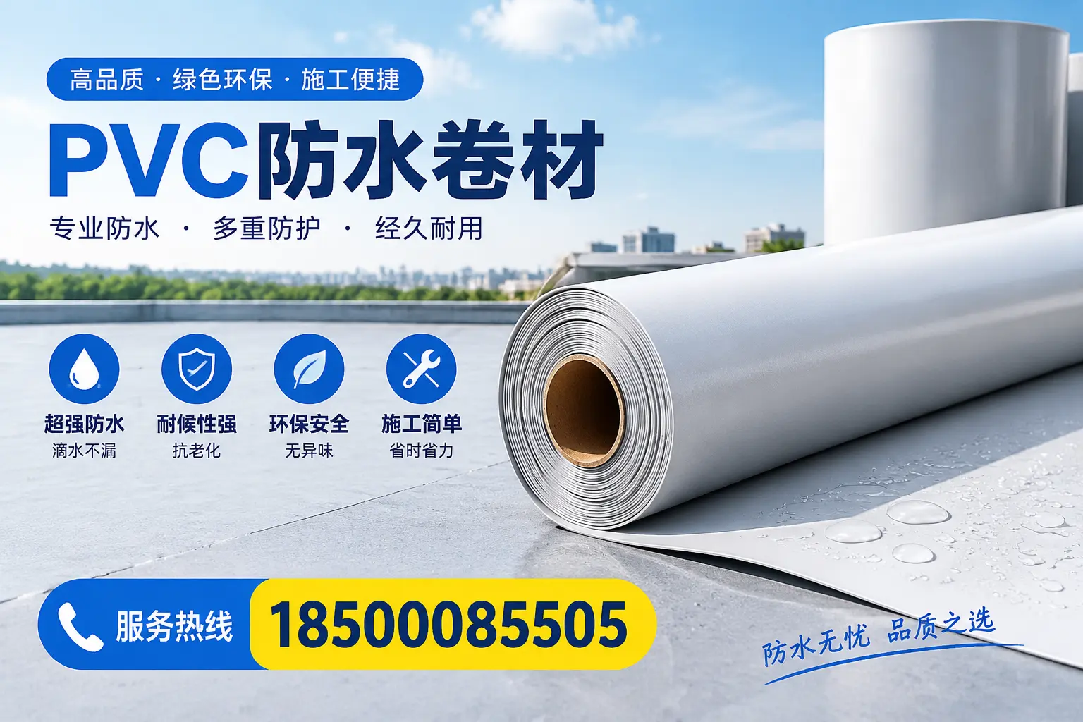 选用PVC防水卷材时需要避开的常见误区,特别是在自贡
